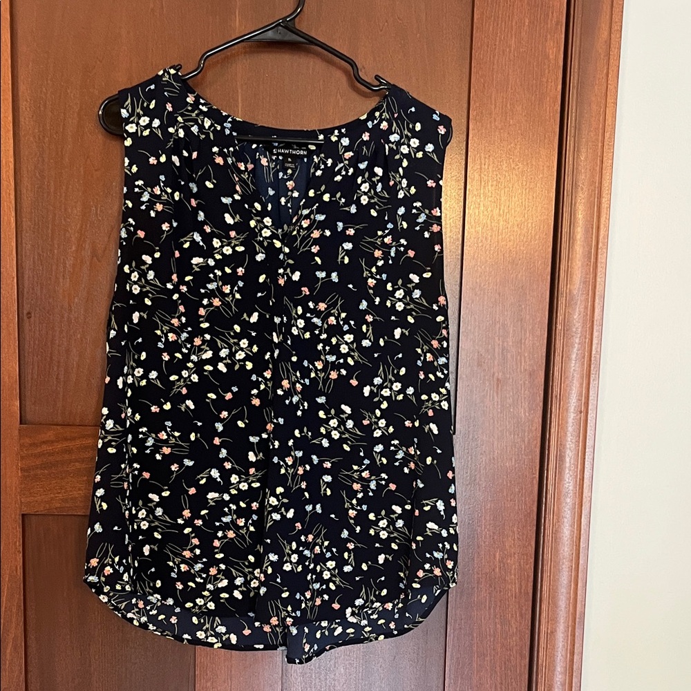41 Hawthorn Navy Floral Blouse